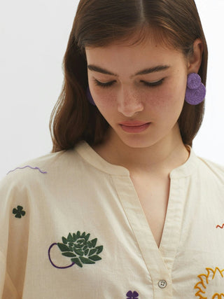 Colored Embroidered Shirt - LNKM StoreNice Things Paloma SShirt