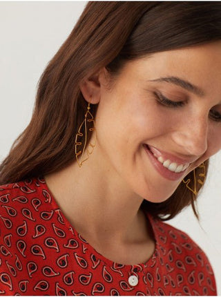Leaf Earrings - LNKM StoreNice Things Paloma SEarring