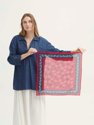 Pine Paisley Cotton Bandanna