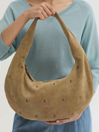 Leather Half Moon Bag