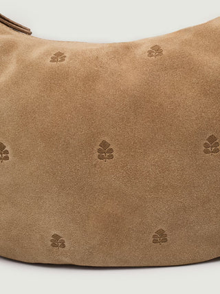 Leather Half Moon Bag