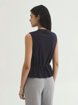 Blend Shirt with Lace Edging