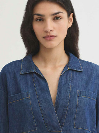 Denim Shirt with Pockets
