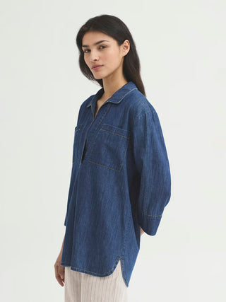 Denim Shirt with Pockets