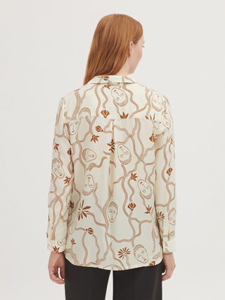 Muses Garden Satin Shirt