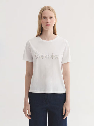 Embroidered Cotton T-shirt