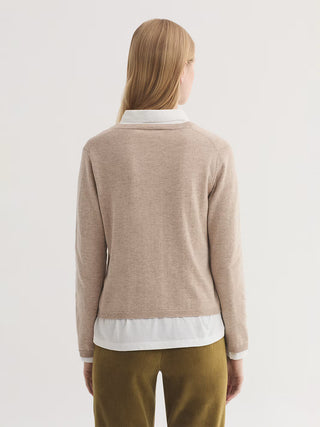 Cardigan With Embroidered Flowers