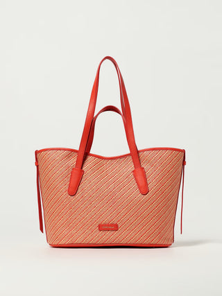 New Never Without Bag Bicolor Straw Medium