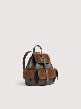 Coccinelle Mavery Pocket Waxed Corduroy Backpack