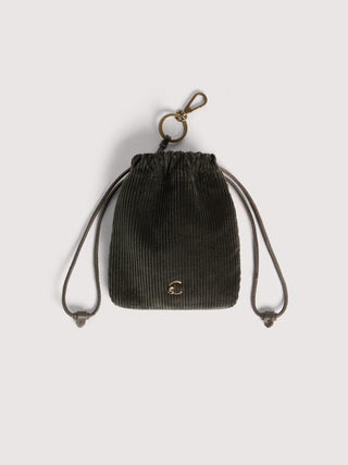 Coccinelle C-Me Key Holder Pouch Corduroy