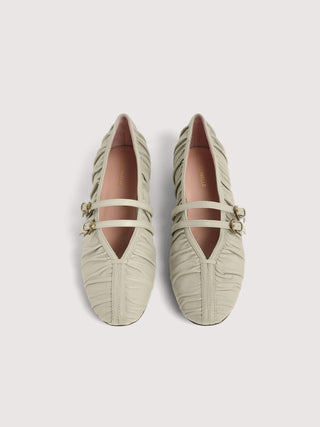 Coccinelle Risako Plisset Ballet Flats