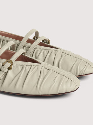 Coccinelle Risako Plisset Ballet Flats