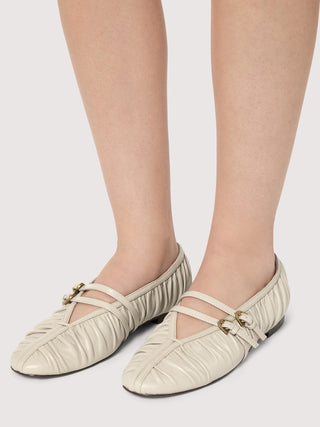 Coccinelle Risako Plisset Ballet Flats