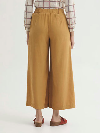 Overdyed Tencel Skirt Trousers