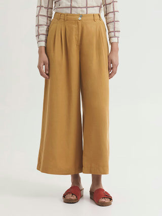 Overdyed Tencel Skirt Trousers