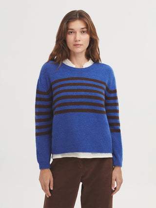 Two-tone Striped Jumper
