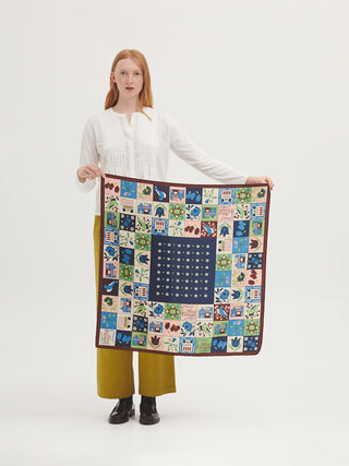 Dutch Tiles Scarf