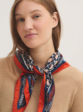 Small Faces Satin Scarf