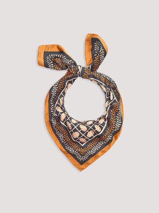 Small Faces Satin Scarf