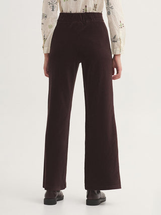 Stretch Corduroy Zip Trousers