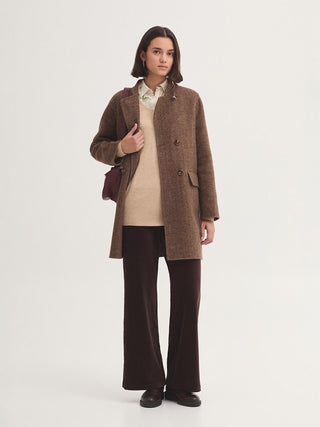 Stretch Corduroy Zip Trousers