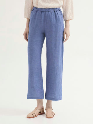 End-on-end Linen Trousers
