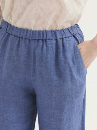 End-on-end Linen Trousers