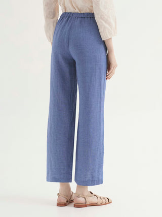 End-on-end Linen Trousers