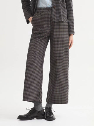 Houndstooth Stretch Trousers
