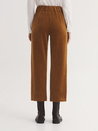 Elasticated Waist Stretch Corduroy Trousers