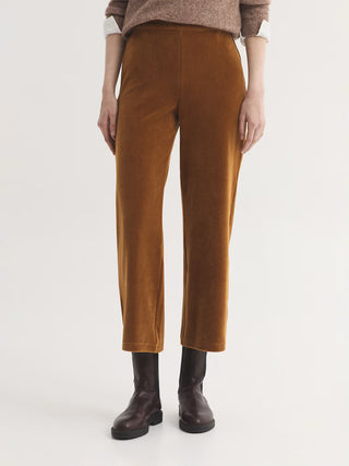 Elasticated Waist Stretch Corduroy Trousers
