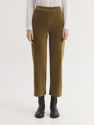 Elasticated Waist Stretch Corduroy Trousers