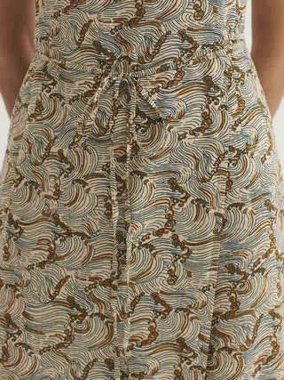 Aegean Sea Sarong Dress