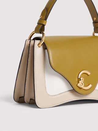 Coccinelle C - Me Calf Tricolor Small - LNKM StoreCoccinelleHandbag