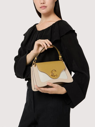 Coccinelle C - Me Calf Tricolor Small - LNKM StoreCoccinelleHandbag