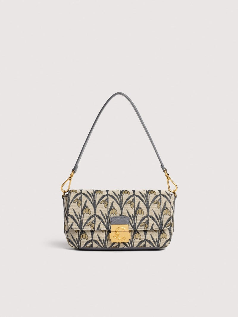 Coccinelle C-Me Lock Snowdrop Tapestry - LNKM StoreCoccinelleHandbag