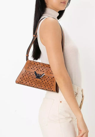 Coccinelle Dew Cow Hide Perforee Small - LNKM StoreCoccinelleHandbag