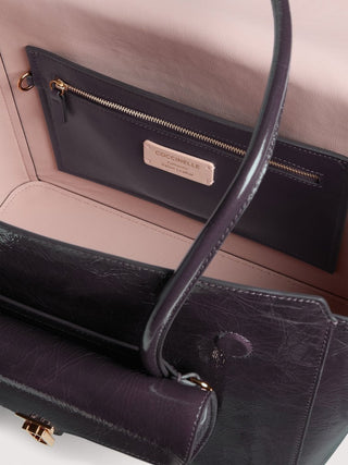 Coccinelle Double Beat Shiny Wrinkled Medium - LNKM StoreCoccinelleHandbag