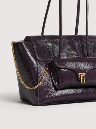 Coccinelle Double Beat Shiny Wrinkled Medium - LNKM StoreCoccinelleHandbag