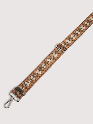 Coccinelle Liberty Ribbon Shoulder Strap with Shiny Nickel Details - LNKM StoreCoccinelleShoulder Strap