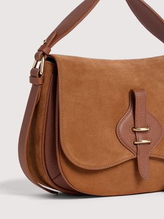 Coccinelle Mavery Suede Bimaterial Medium - LNKM StoreCoccinelleHandbag