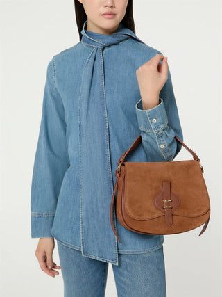 Coccinelle Mavery Suede Bimaterial Medium - LNKM StoreCoccinelleHandbag