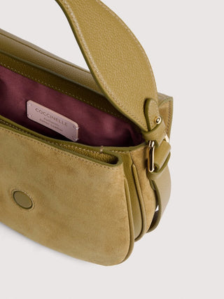 Coccinelle Mavery Suede Bimaterial Small - LNKM StoreCoccinelleHandbag