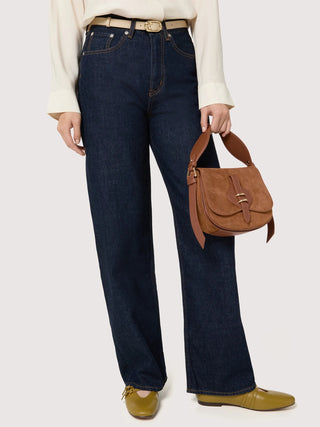 Coccinelle Mavery Suede Bimaterial Small - LNKM StoreCoccinelleHandbag