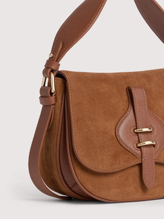 Coccinelle Mavery Suede Bimaterial Small - LNKM StoreCoccinelleHandbag