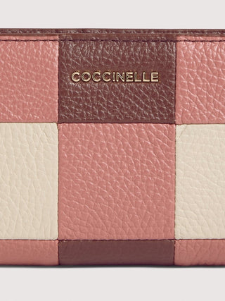 Coccinelle Metallic Vichy Patch Large Wallet - LNKM StoreCoccinelleWallet