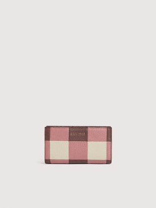 Coccinelle Metallic Vichy Patch Large Wallet - LNKM StoreCoccinelleWallet