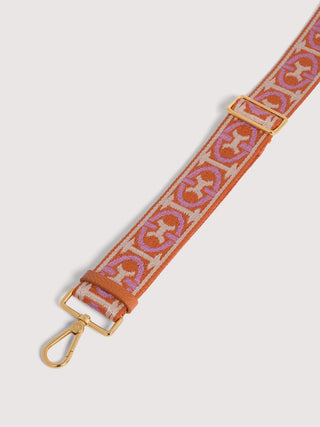 Coccinelle Monogram Tricolor Shoulder Strap with Gold Details - LNKM StoreCoccinelleStrap