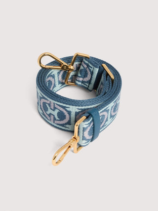 Coccinelle Monogram Tricolor Shoulder Strap with Gold Details - LNKM StoreCoccinelleStrap