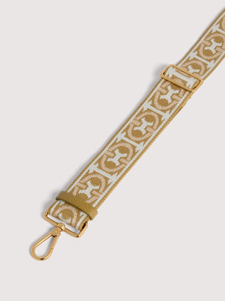 Coccinelle Monogram Tricolor Shoulder Strap with Gold Details - LNKM StoreCoccinelleStrap